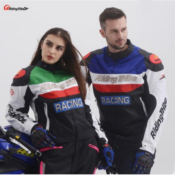 

men women riding jacket couples professional rally motorcycle motorbike racing coat body protective armor with warm lining jk-75