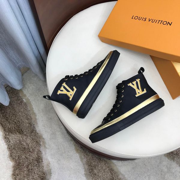 

new women's luxury casual sports shoes fashion brand autumn and winter high-women's shoes size: 35-40 jnt, Black