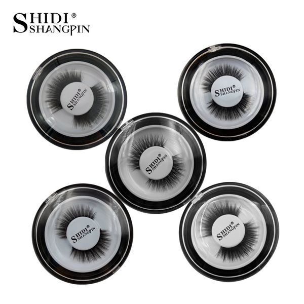 

1 pair mink lashes 3d three-dimensional multilayer handmade false eyelashes