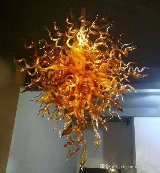 

conference room lighting chandelier antique light fixtures sale led light source amber 100% handmade blown glass chandelier 40 inches high