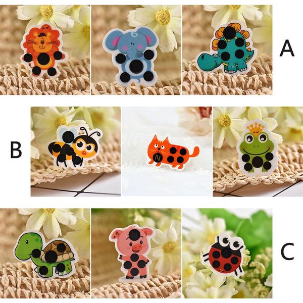 

kids children baby care cartoon lcd forehead thermometer sticker thermometers