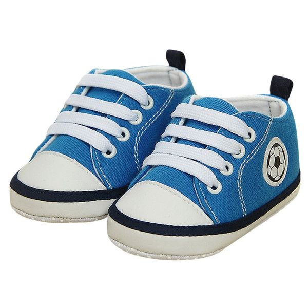 

0-18 month kids baby soft soled crib shoe laces up sneakers walking prewalker