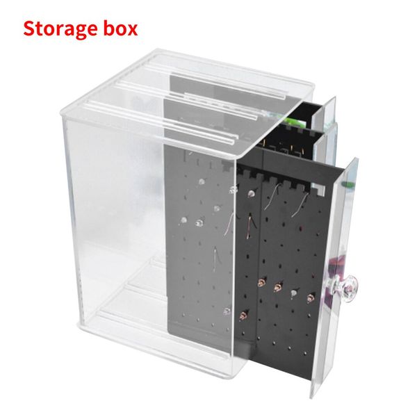 2019 Dustproof Acrylic Earrings Jewelry Display Stand Shelf