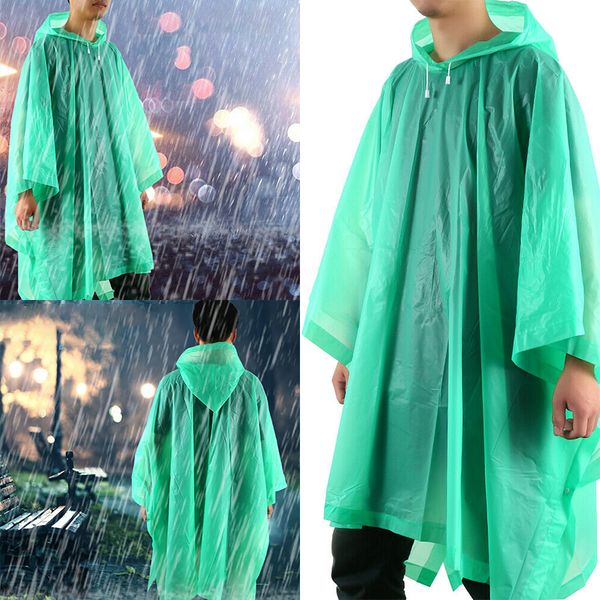 

new raincoat universal single-person men rain poncho coat impermeable chubasquero waterproof rain cape covers hooded rainwear