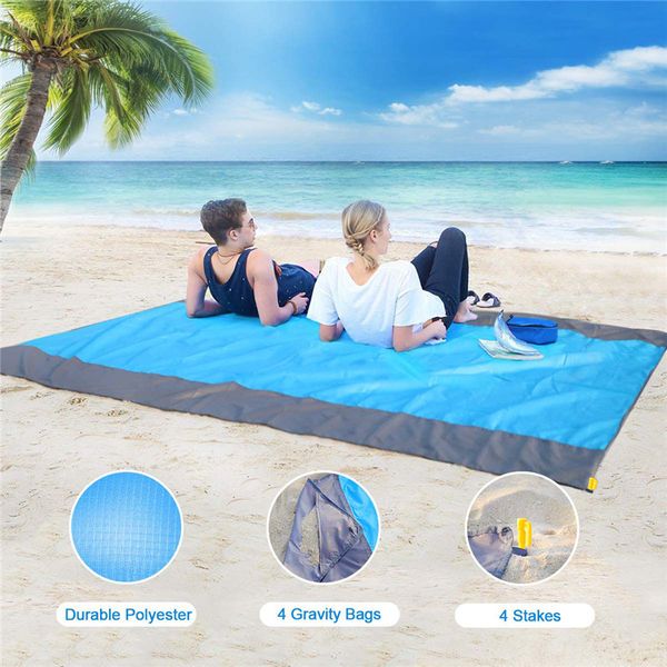

portable outdoor camping mat picnic blanket foldable sand beach mat outdoor picnic blanket rug sandless mattress tent pad