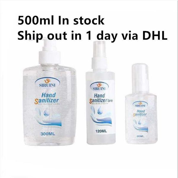 

siruini hand sanitizer with vitamin e sanitizer gel hand soap 60ml 120ml 240ml 300ml 500ml wash for home office in stock dhl