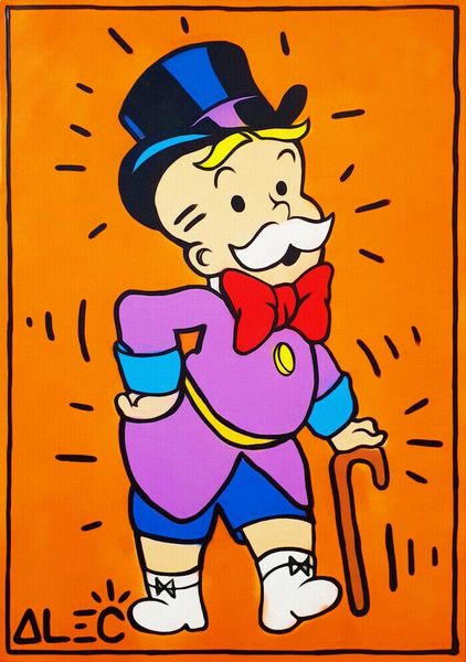 

alec monopoly rich man scrooge mcduck 02 home decor handpainted &hd print oil painting on canvas wall art canvas pictures 200806