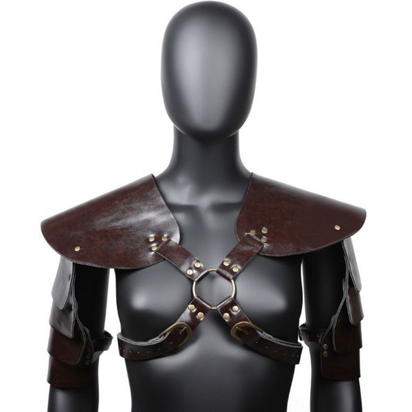 

men body chest harness shoulder arm sheath for party cosplay halloween, Black