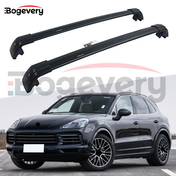 

new black baggage crossbar cross bars roof racks rail fit for porsche cayenne 2011 2012 2013 2014 2015 2016 2017 2018