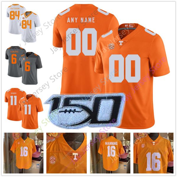 

custom tennessee volunteers football jersey college kyle phillips alexis johnson jr. reggie white peyton manning joshua dobbs john kelly, Black;red