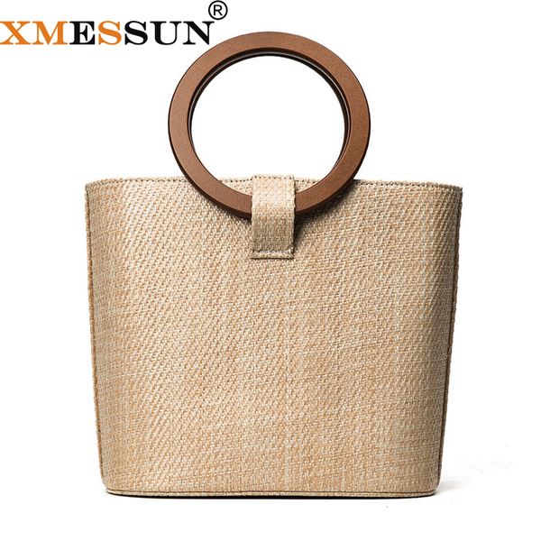 

женщины круглой ручки сумки конструктора тавра straw shoulder bag 2019 summer beach travel tote сумки повседневные сумки crossbody c75