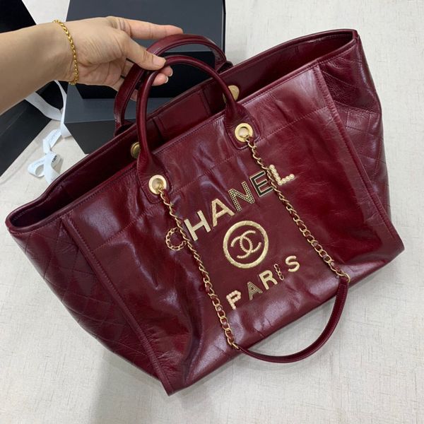 

classic new lady's shopping bag beach bag 7a high-end custom quality handbag fashion style business casual style