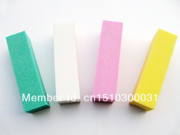 

10pcs nail sanding block polish for set file manicure pedicure ing