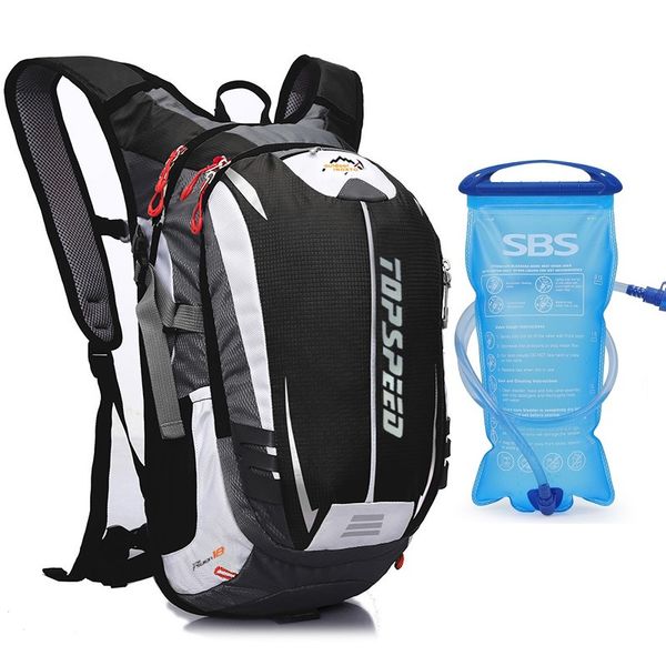 

водонепроницаемый велосипед рюкзак 18l мужская женская mtb горный велосипед сумка для воды нейлон велоспорт пешие прогулки кемпинг бег гидра