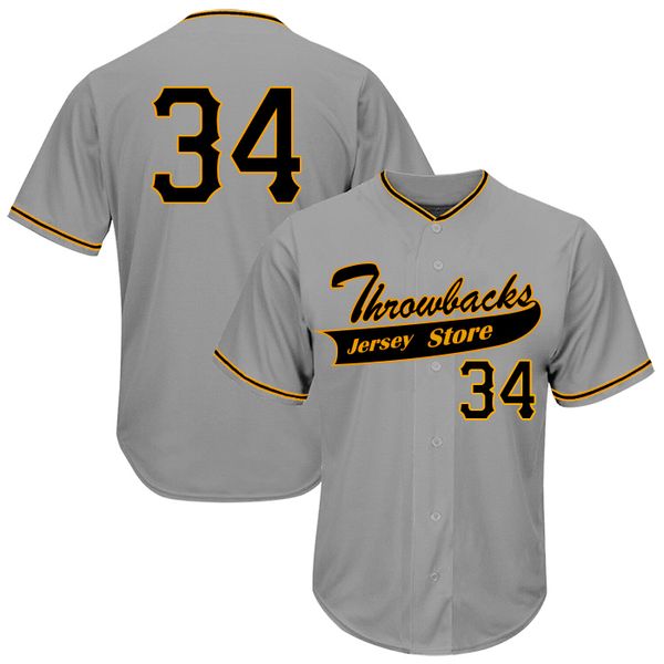

Throwbacks Commemorative Jersey No34 Exquisite Embroidery High Quality Cloth Breathable Sweat Absorption Professional Jersey Production 2019