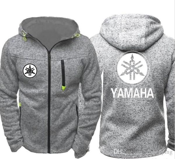 

new yamaha hoodie sports wear men's hooded hoodie streetwear tide jacquard hoodies zipper sweatshirt male hoody autumn winter hoodies c, Blue;black