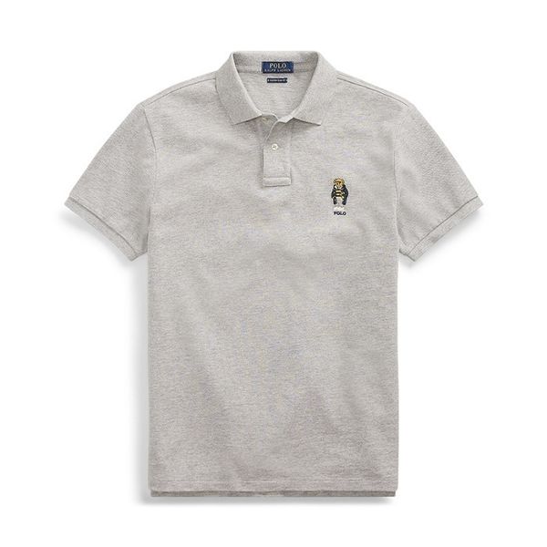 

mens designer polo shirts men summer casual t shirts for men lovely bear embroidery polo shirt short sleeve polo hommes hot, White;black