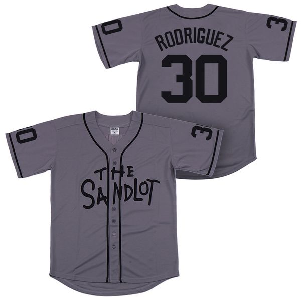 

the sandlot benny 'the jet' rodriguez 30 movie baseball jerseys, Blue;black