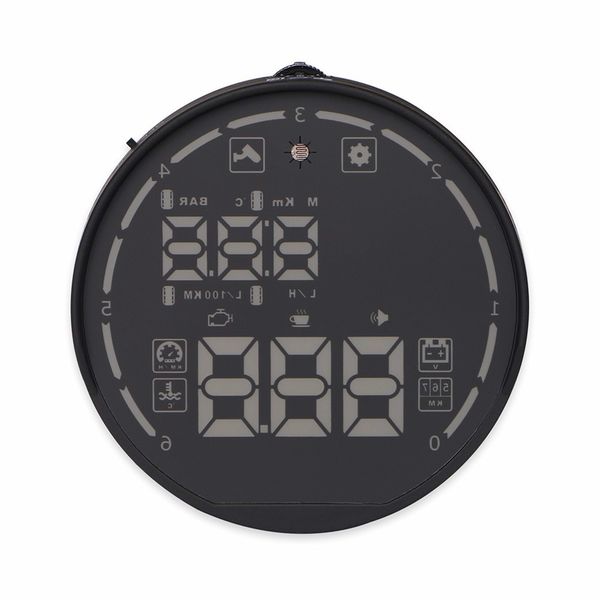 

100% original v-checker hud h501 bluetooth universal obd car hud system vchecker head up display with tpms auto diagnostic tool
