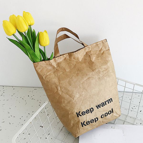 

fashion handbag light insulation bag storage bag ice paper waterproof handbag women shopper bolsa feminina#15