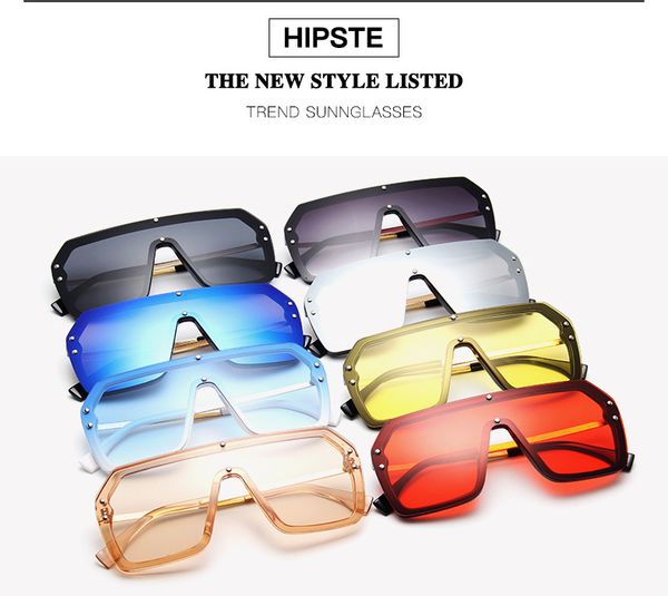 

sunglasses oversized sunglasses womens sunglasses siamese personality colorful fashion match cool sun glasses, White;black