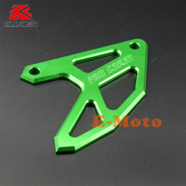 

cnc billet rear brake disc guard potector for kx250f 04-16 green