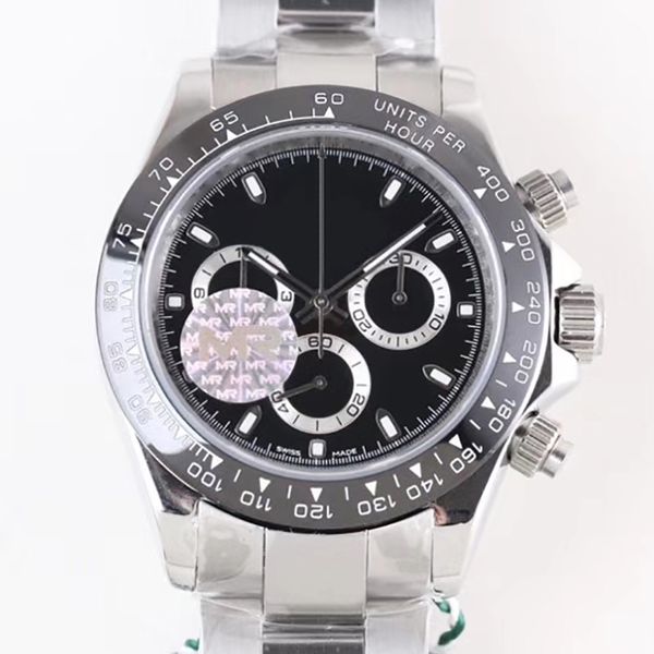 

mr завод продает мужские роскоши 116500 часы 316l керамические часы кольцо сапфировое стекло часы 7750 спортивное движение дайвинг водонепро, Slivery;brown