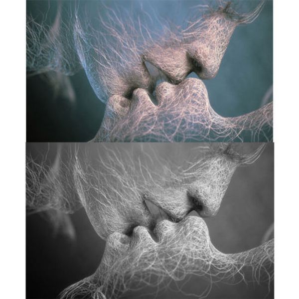 

сша ture love kiss абстрактное искусство на холсте живопись wall art картина печатает декор