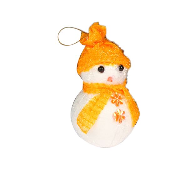 

1pc christmas tree decoration snowman doll children's gift tiny toy random color