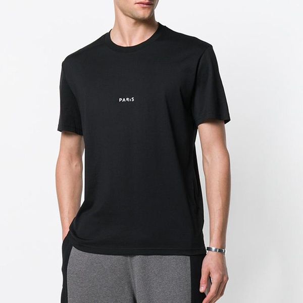 

2018 spring summer luxury europe paris vintage letters hip hop tee t-shirts mens designer women clothes short sleeve t shirt, White;black