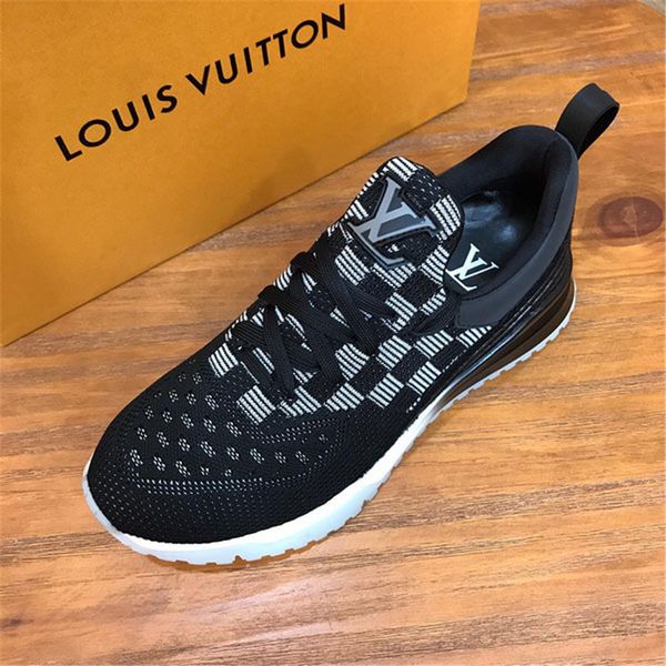 

gentlemen casual sneakers shoes platform sneakers for men women luxurys mens casual outdoor walking shoe eu 35-45, Black