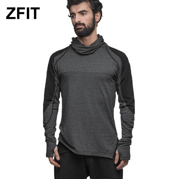

zfit 2019 mens quick drying riding windproof hoodies jacket men running sweatshirts autumn gym sport male hoodies sweatshirts, Black;red