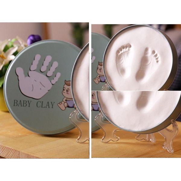 

1pcs baby hand footprints newborn baby hand foot inkpad p frame baby hand and foot ink inkpad p frame gift