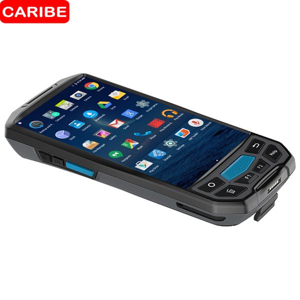 

caribe 1d 2d barcode scanner pda wireless uhf nfc reader android bar code laser scanner for industry