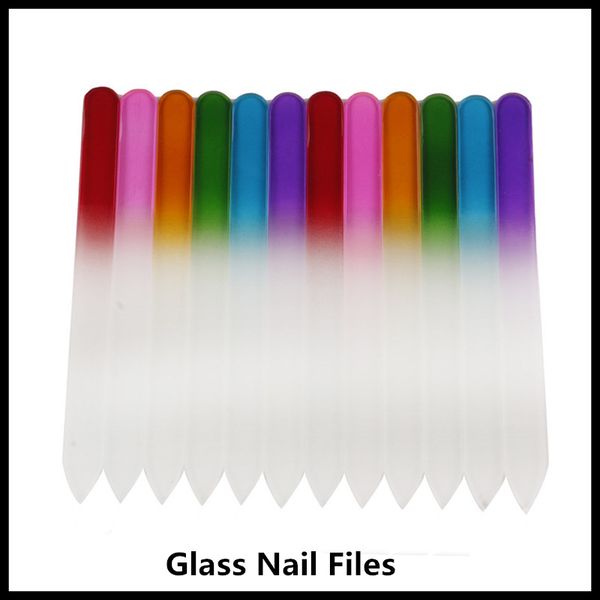 

Colorful gla nail file durable cry tal file nail buffer nailcare nail art tool for manicure uv poli h tool