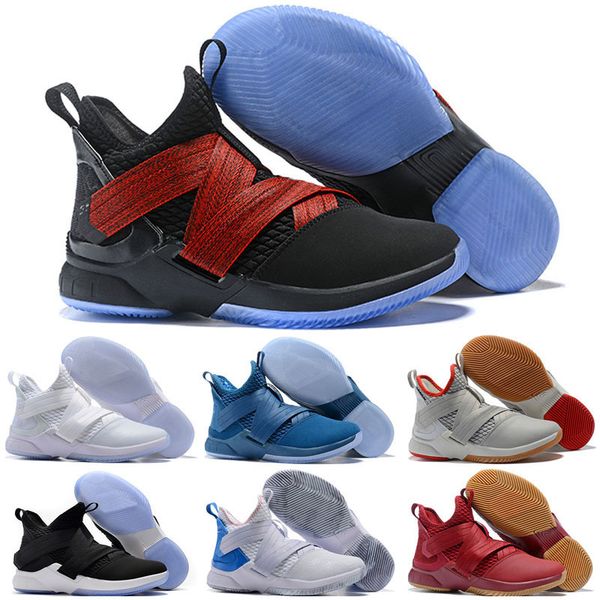 

arrival soldier xii 12 ep mens kids basketball shoes for 12s svsm home limit green ice sports sneakers, Black