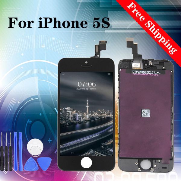 

super quality digitizer lcd replacement screen assembly for iphone 5s 100% tested white black ing