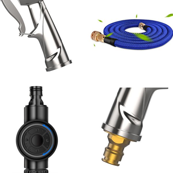 

garden spray nozzle with hose high pressure grip sprayer for car washing plants watering fp8