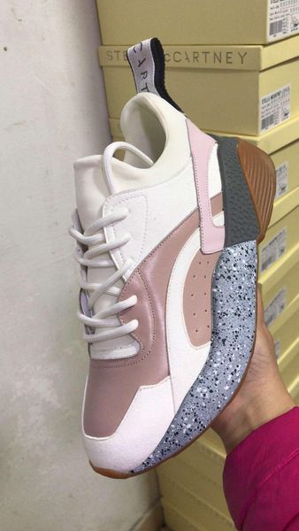 

fashion women grain genuine leather pactchwork round toe lace-up causal sports sneakers shoes size eur 35-41, Black