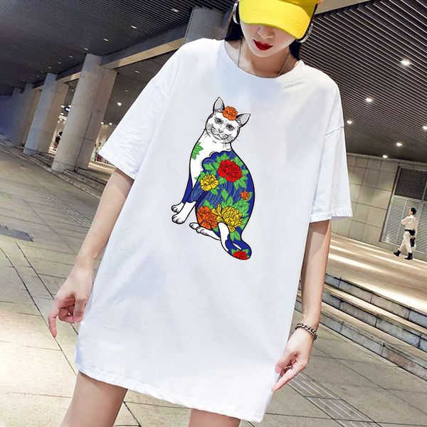 

women's t-shirts 2020 new arrival womens summer fashion letter print crew neck t-shirt casual women breathable tee 2 color size m-4xl