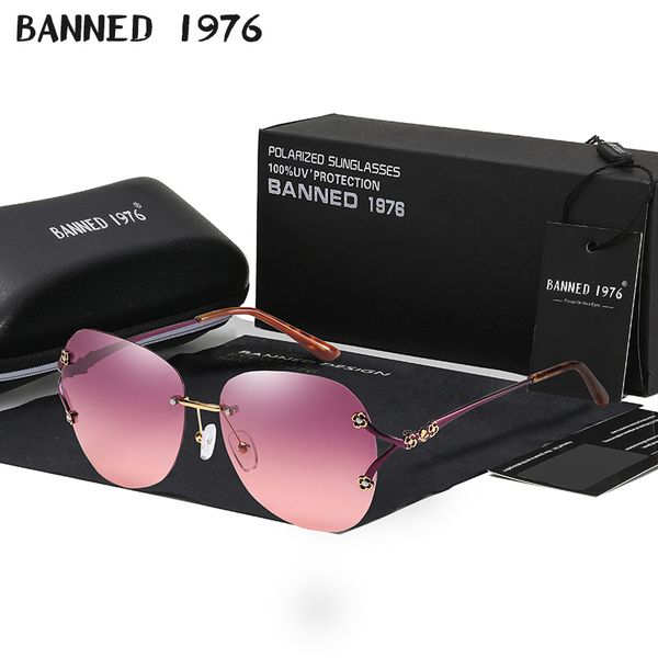 

2019 latest polarized women sunglasses fashion cat eye ladies vintage brand designer cat eye woman female sun glasses oculos y200420, White;black