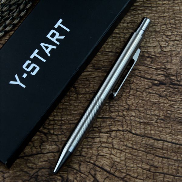 

y-start tactical pen titanium alloy handle for office outdoor defense edc tools