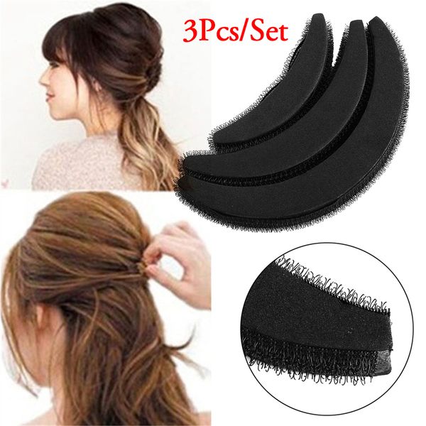 Fashion Black Heightening Punta Hair Bangs Hair Pad Combination
