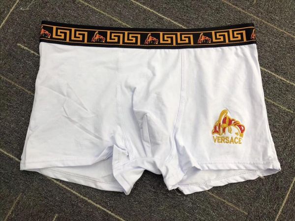 

2019 новый дизайн хлопок дышащий мужчины нижнее белье мягкие мужские боксеры краткое письмо трусы для мужчин сексуальные мужские шорты боксе, Black;white