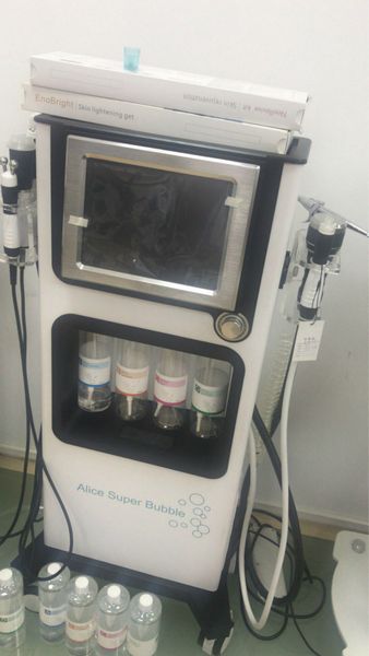 

2019 7 in 1 multifunction alice super bubble jet peel oxygen spray facial therapy machine for skin care