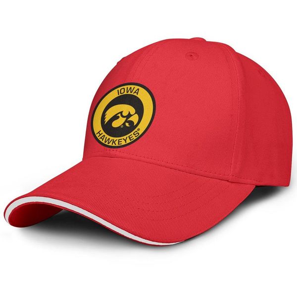 

iowa hawkeyes round logo fashion baseball sandwich hat sports team truck driver cap football logo usa flag core smoke coconut, Blue;gray