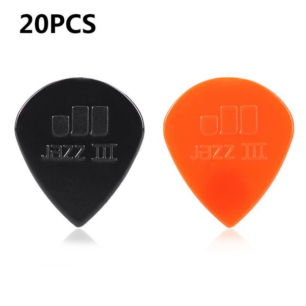 

1.38mm/0.05in jazz iii guitar picks nylon jazz guitar pick guitar accessories