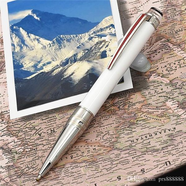 

новые высокого качества класса люкс ручка белый высокий класс смолы ролик мяч ручка шариковая ручки школы и офиса коммерц ручка для написани, Blue;orange
