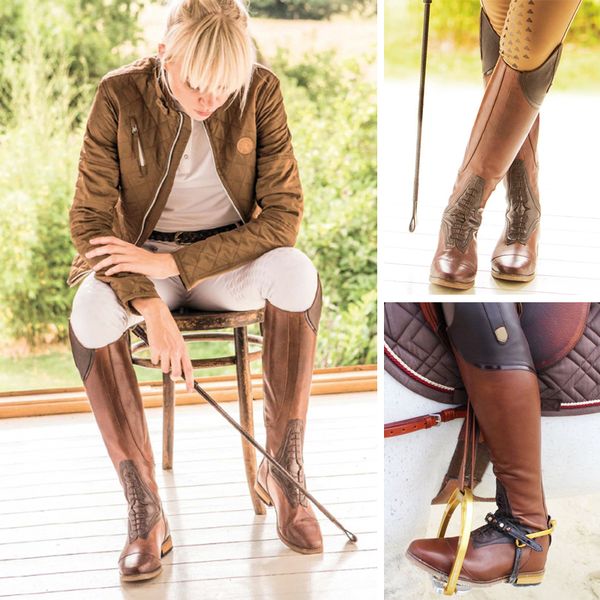 

women's boots ankle spring shoes knee high berets summer women equestrian riding boots high rider over the knee for women, Black