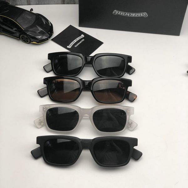 

chromehearts men women ray fashion trend sunglasses sunglasses style fashion trend casual sunglasses whith box 10, White;black